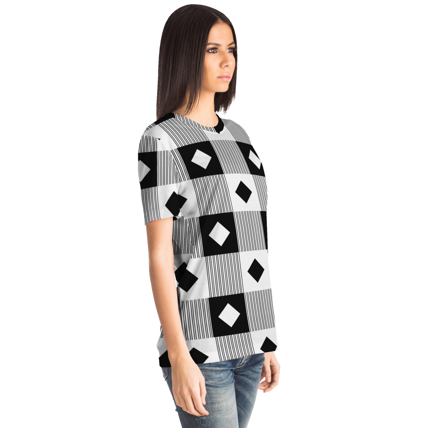 <alt.Radiant Rhombus T-Shirt - Taufaa>
