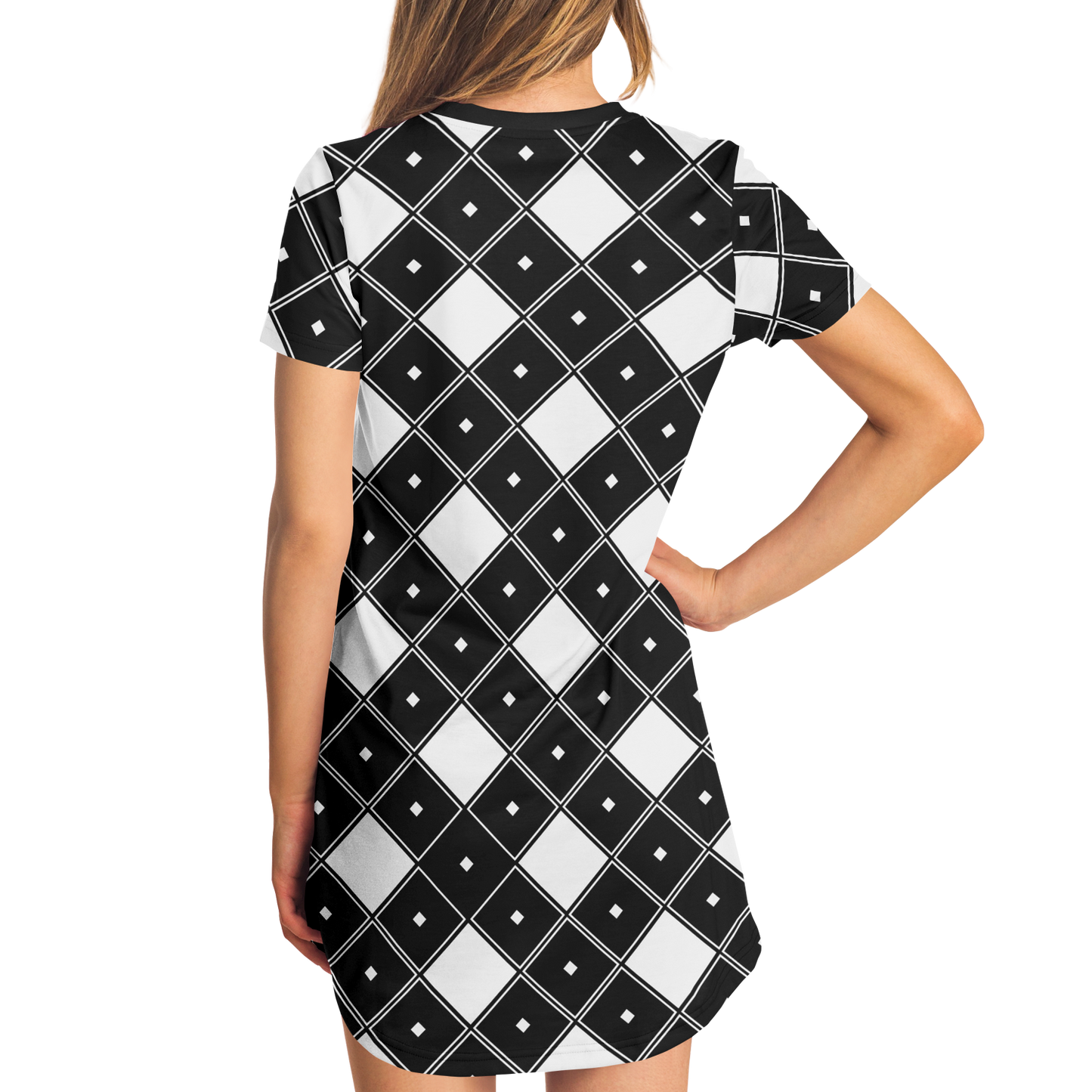 CLASSIC CONTRAST T-SHIRT DRESS Taufaa