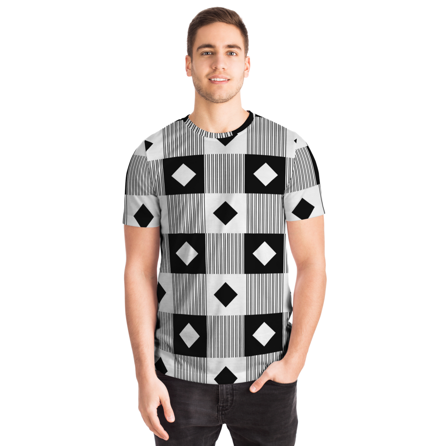 <alt.Radiant Rhombus T-Shirt - Taufaa>
