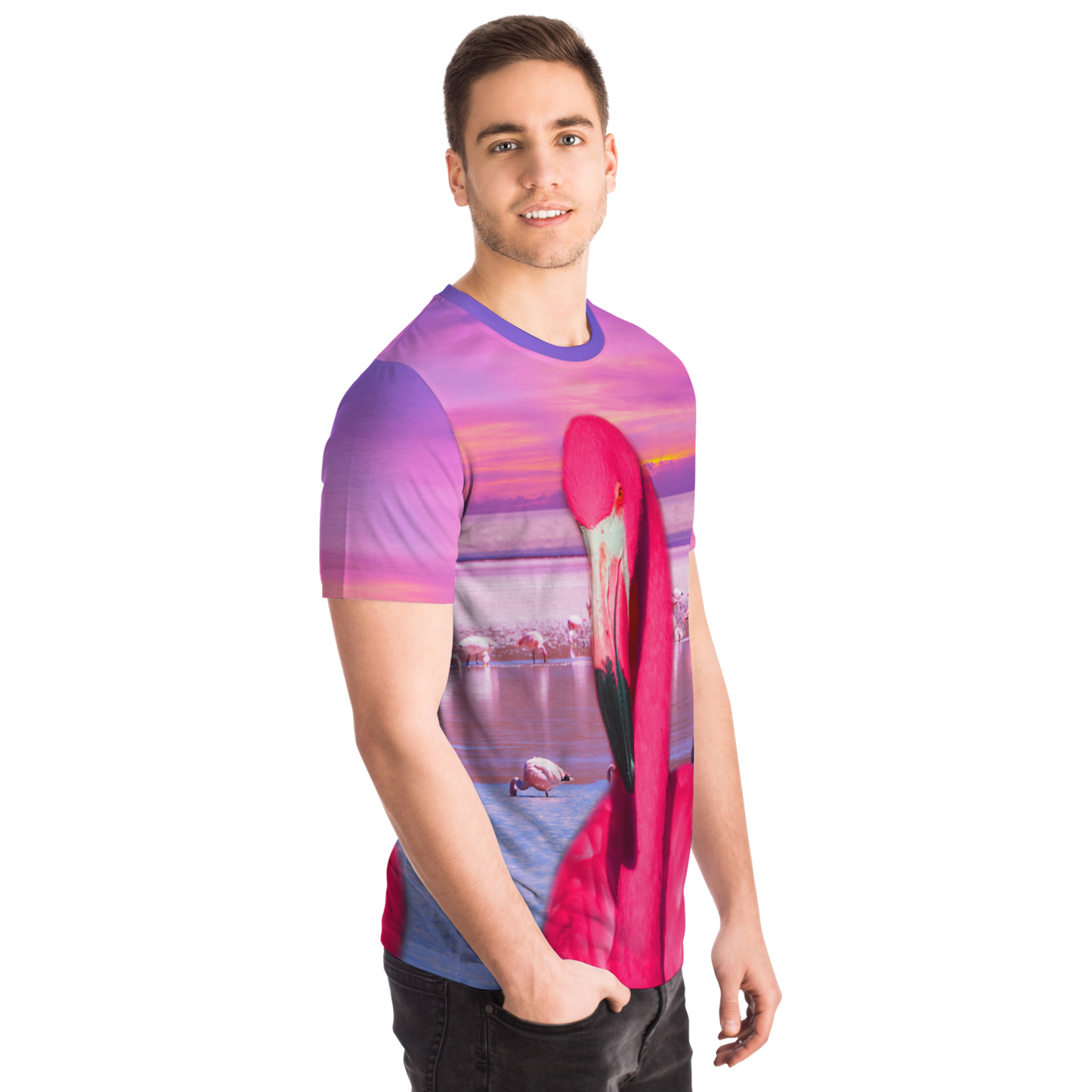<alt.Flamingo Fantasy T-Shirt - Taufaa>