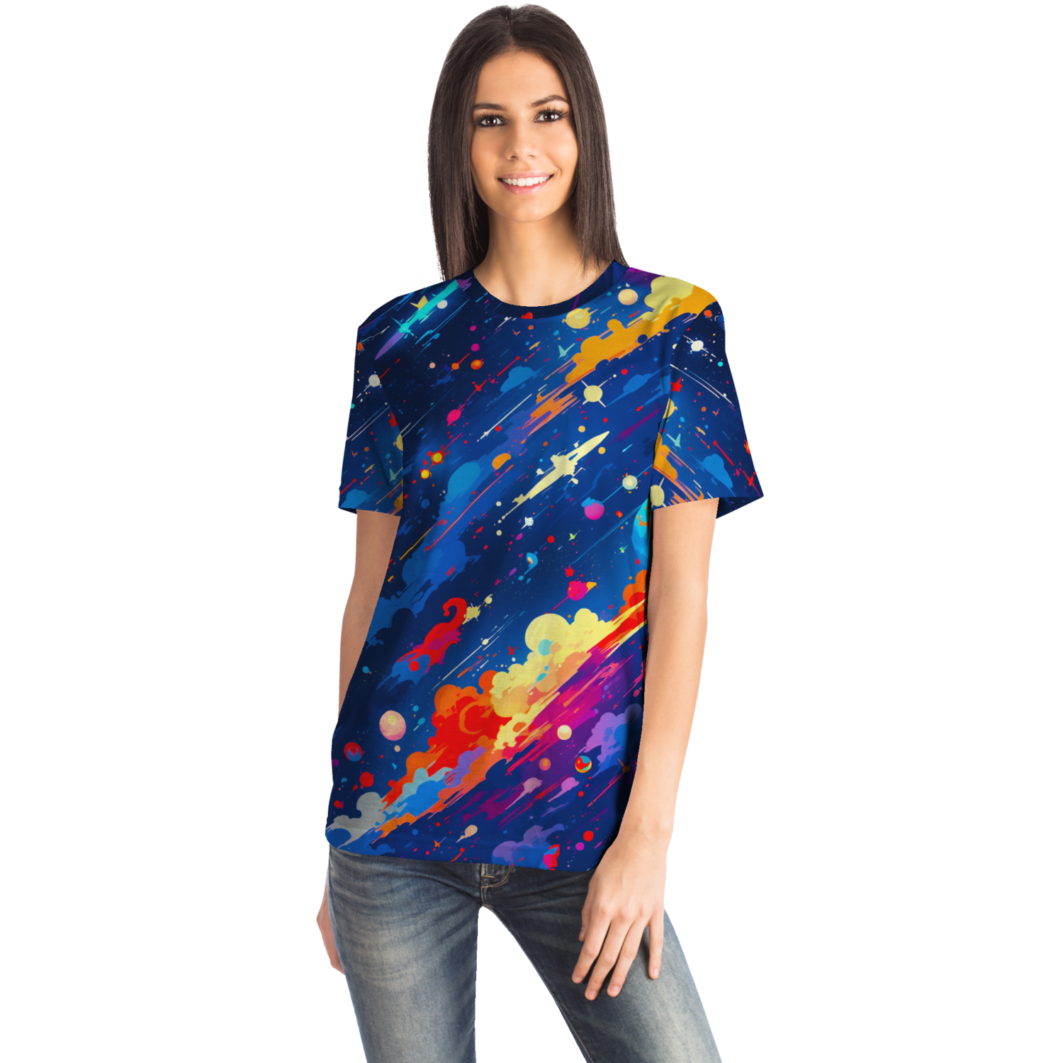 <alt.Galaxy Glimmer T-shirt - Taufaa>