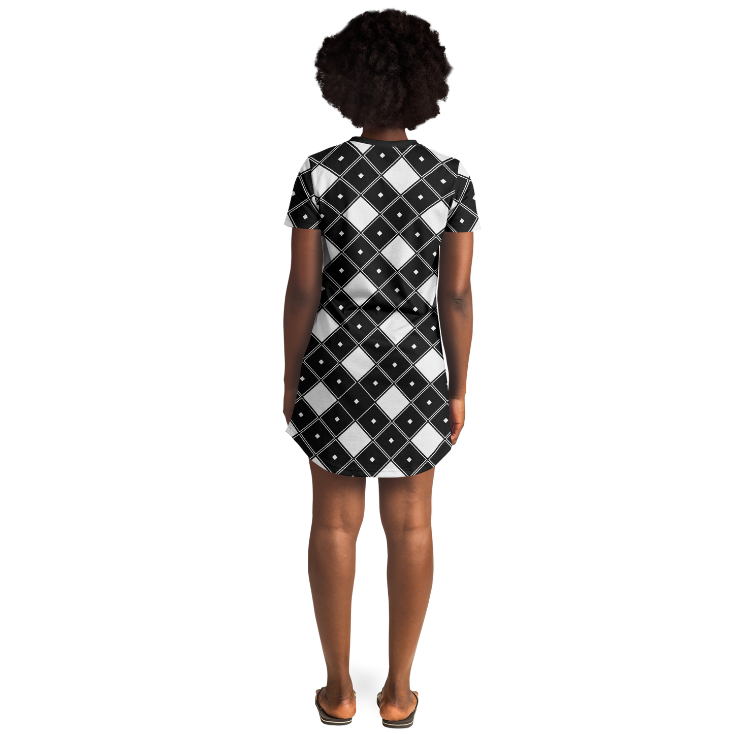 CLASSIC CONTRAST T-SHIRT DRESS Taufaa
