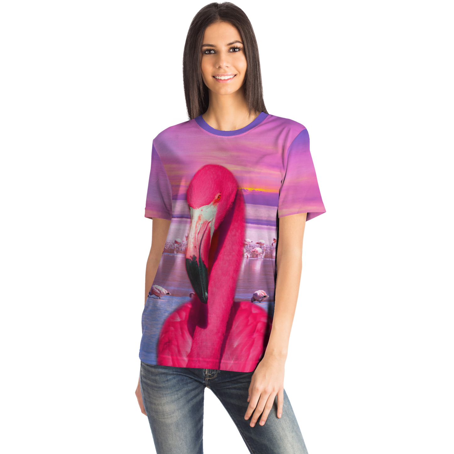<alt.Flamingo Fantasy T-Shirt - Taufaa>