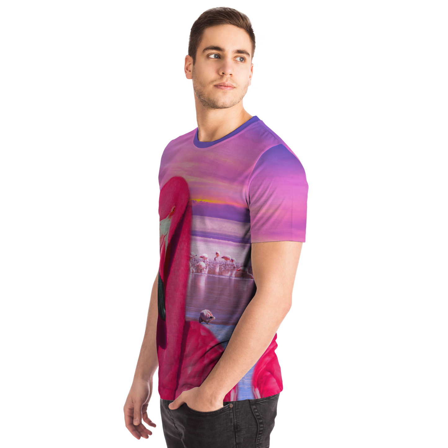 <alt.Flamingo Fantasy T-Shirt - Taufaa>