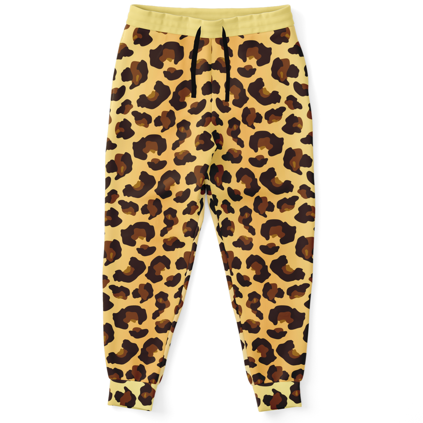 animal print jogger,
Fierce look,
wild look