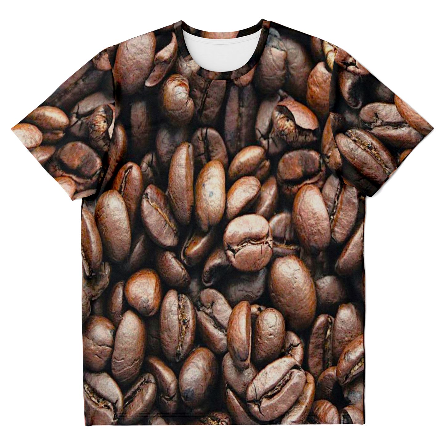 coffee print t-shirt,
BROWN TSHIRT