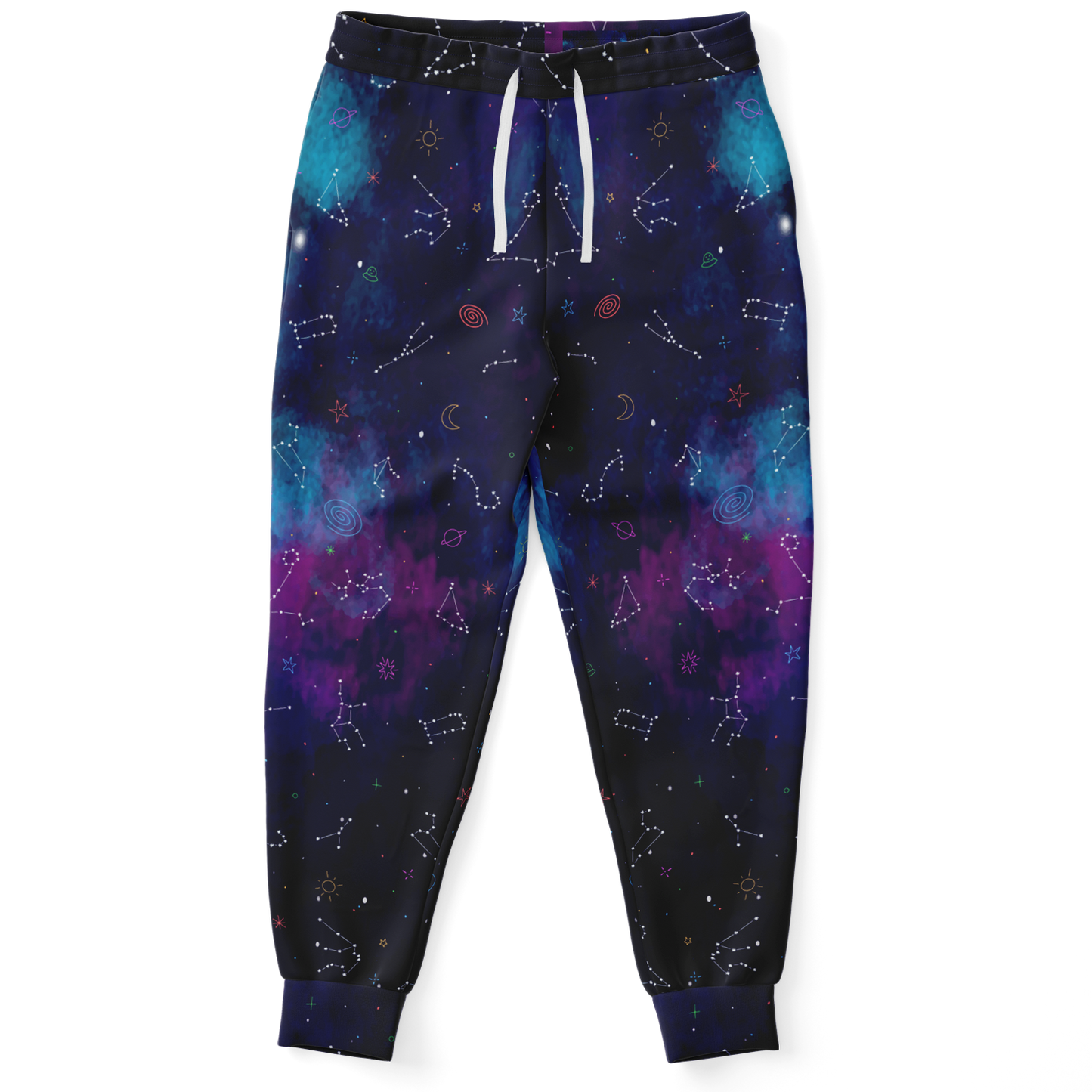 multicolor jogger,
Star print