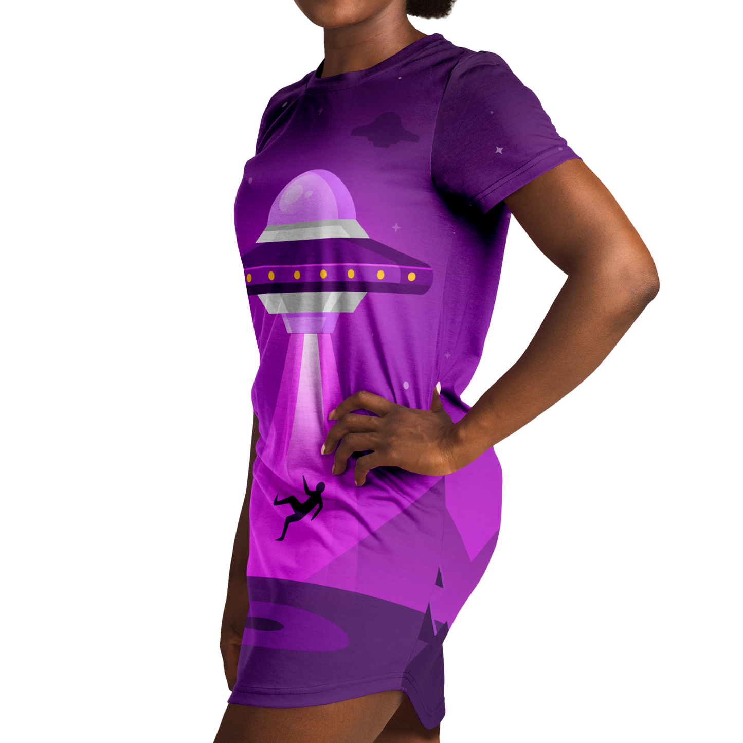 STARLIT SPACESHIP T-SHIRT DRESS Taufaa
