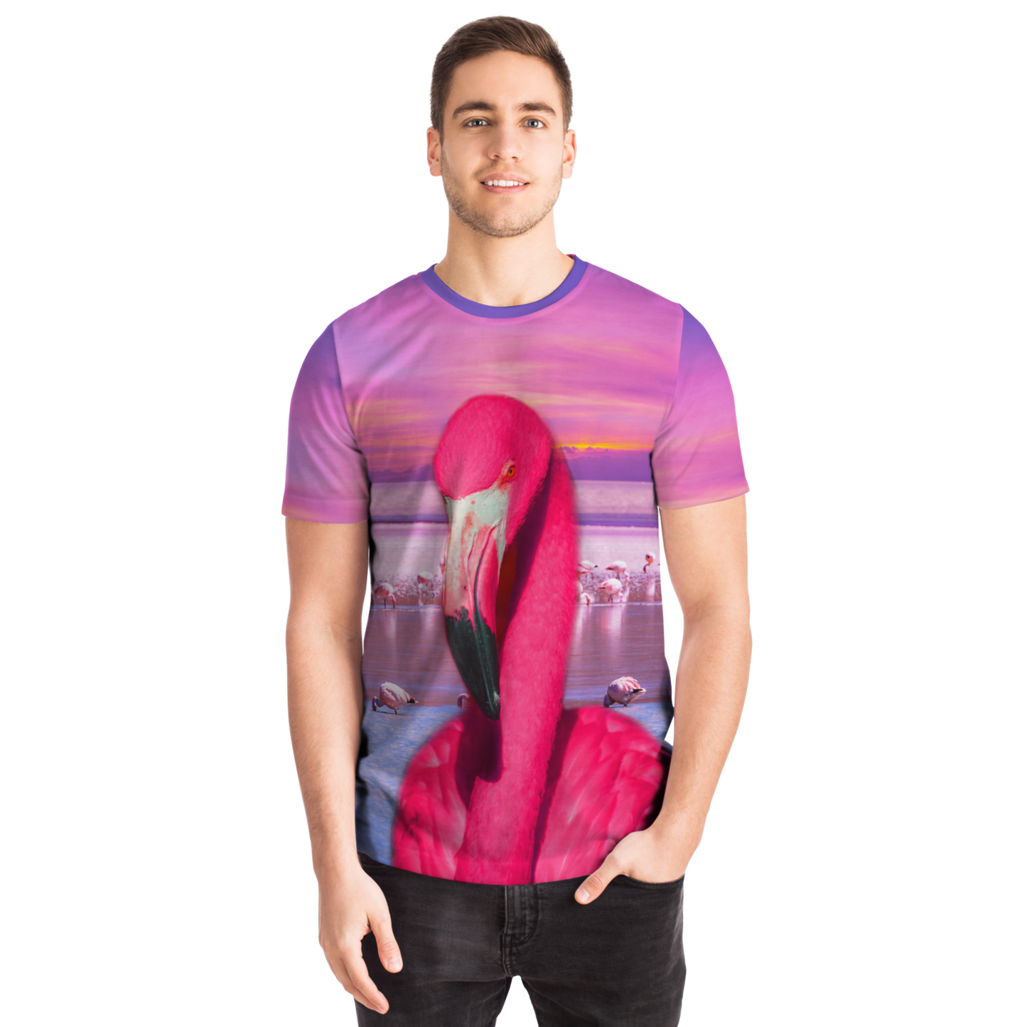<alt.Flamingo Fantasy T-Shirt - Taufaa>