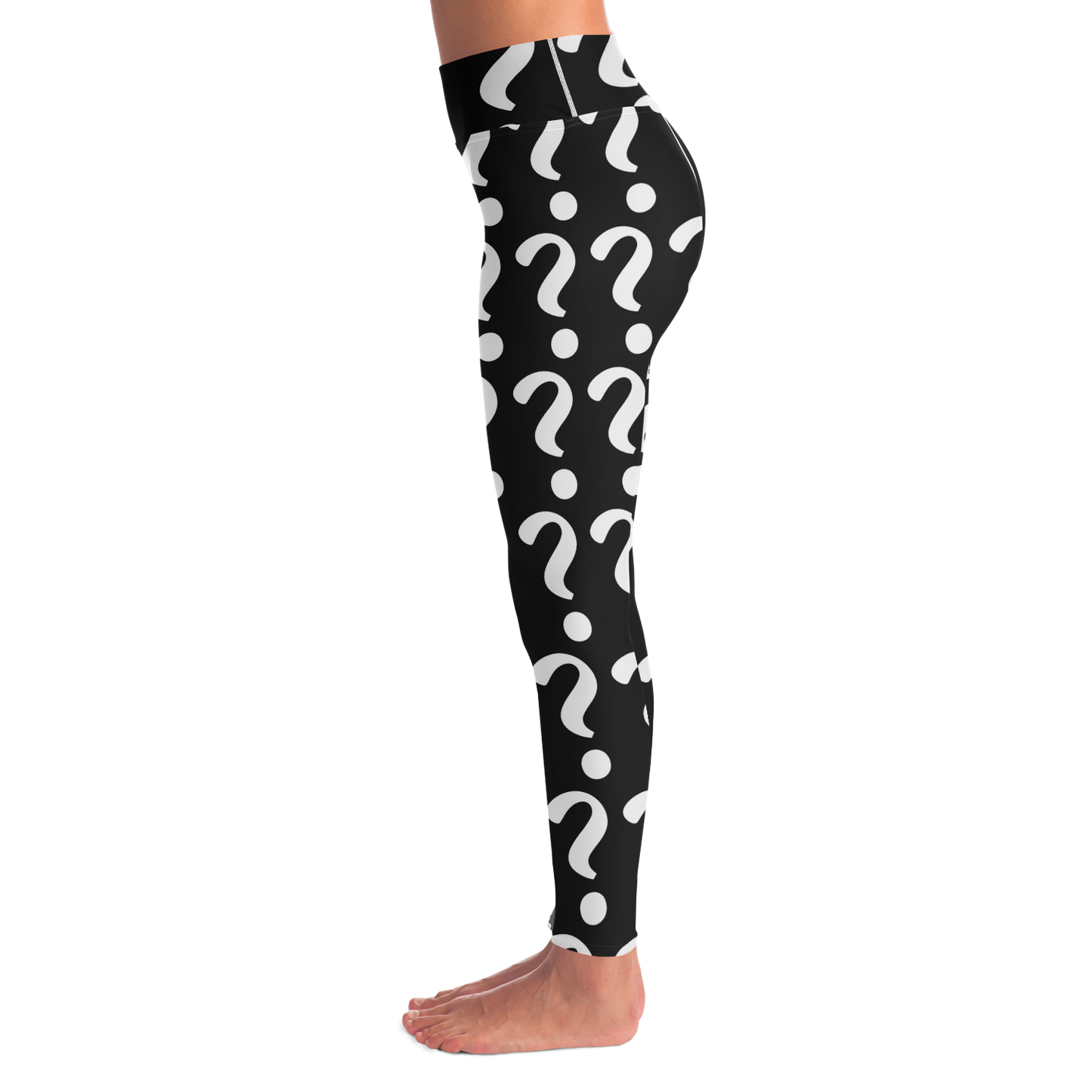 Custom Vibe Leggings – Right side with customizable graphic area to turn your idea into wearable art