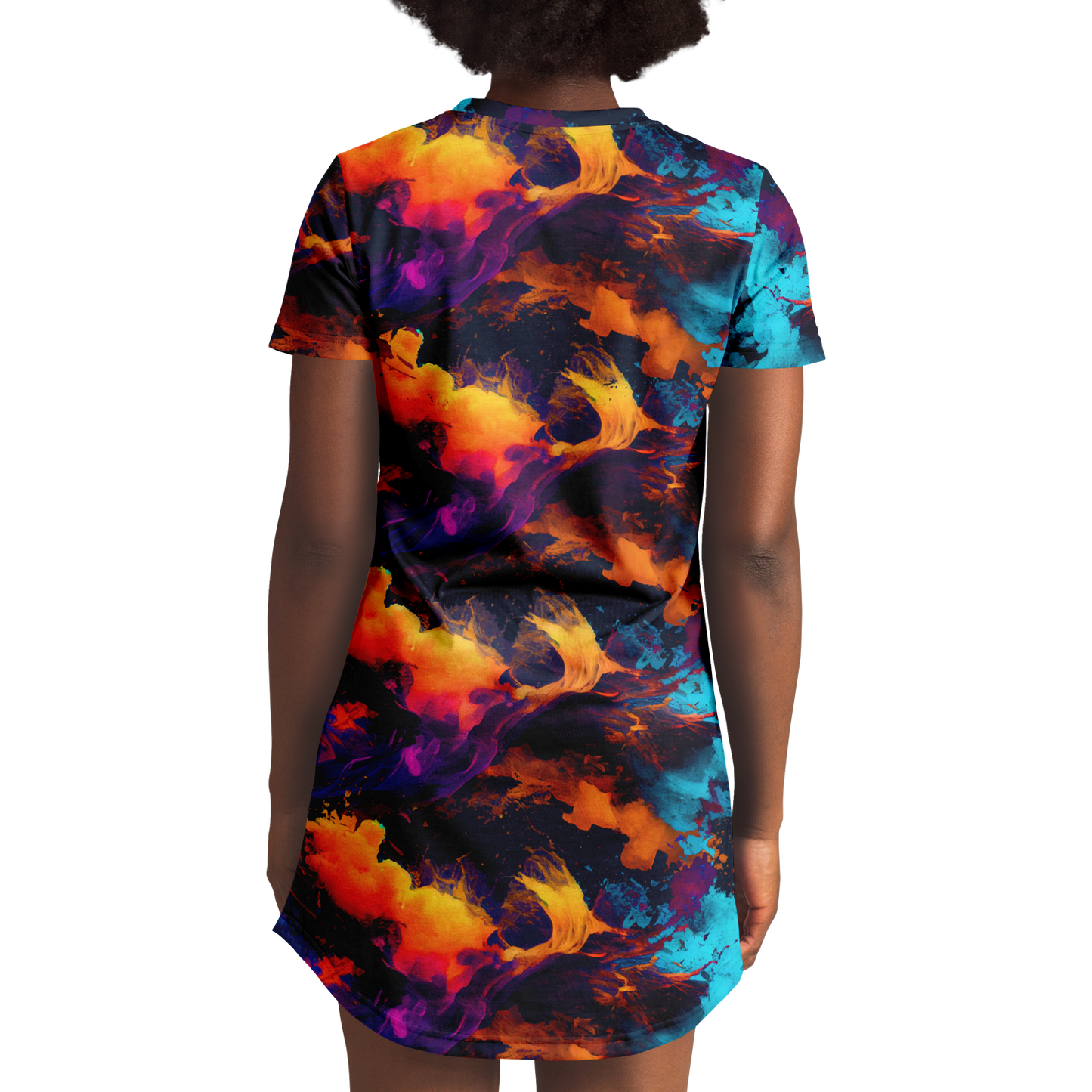 <alt.Galaxy Gaze T-Shirt Dress - Taufaa>