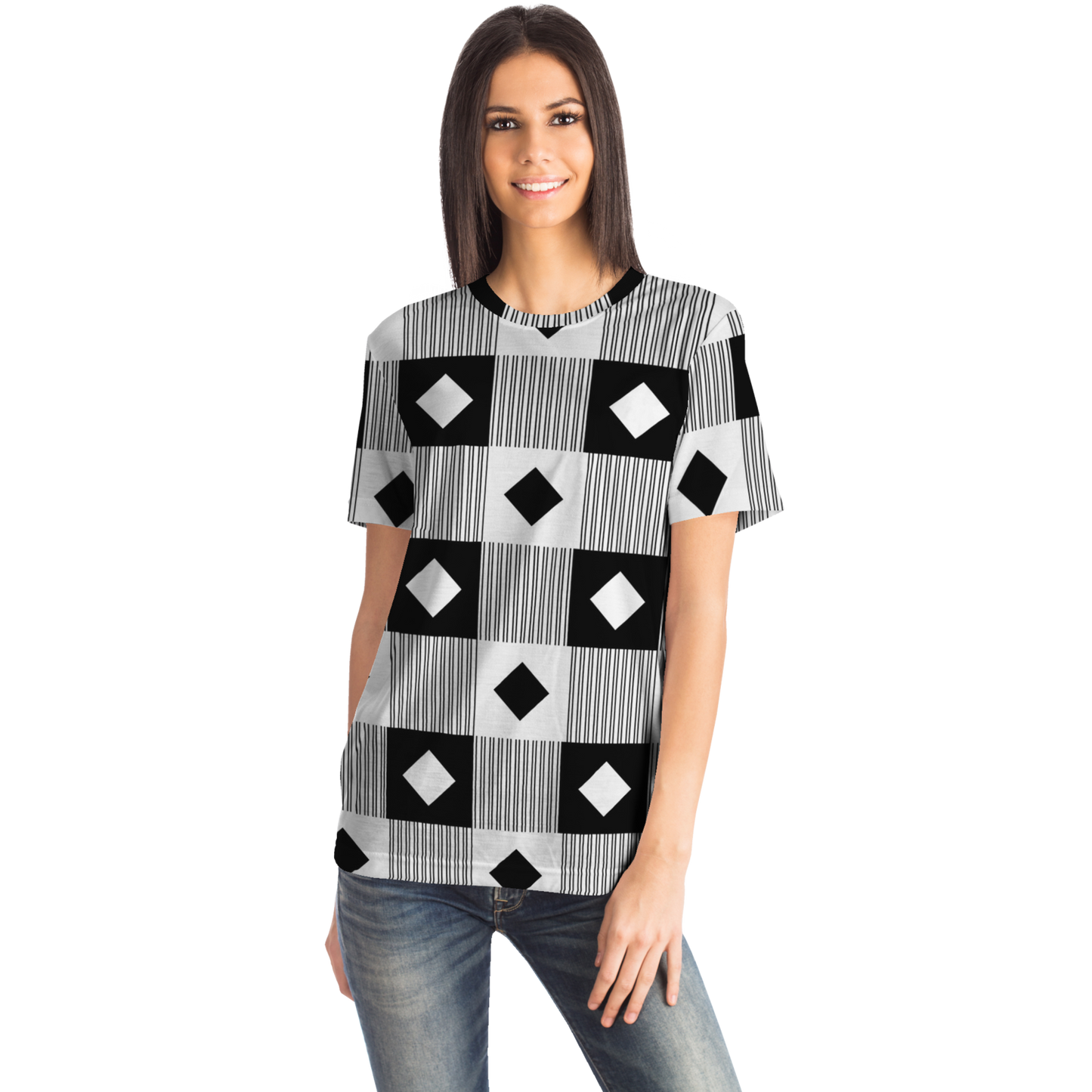 <alt.Radiant Rhombus T-Shirt - Taufaa>
