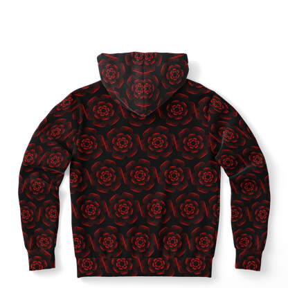 <alt.Ruby Red Rose Hoodie - Taufaa>