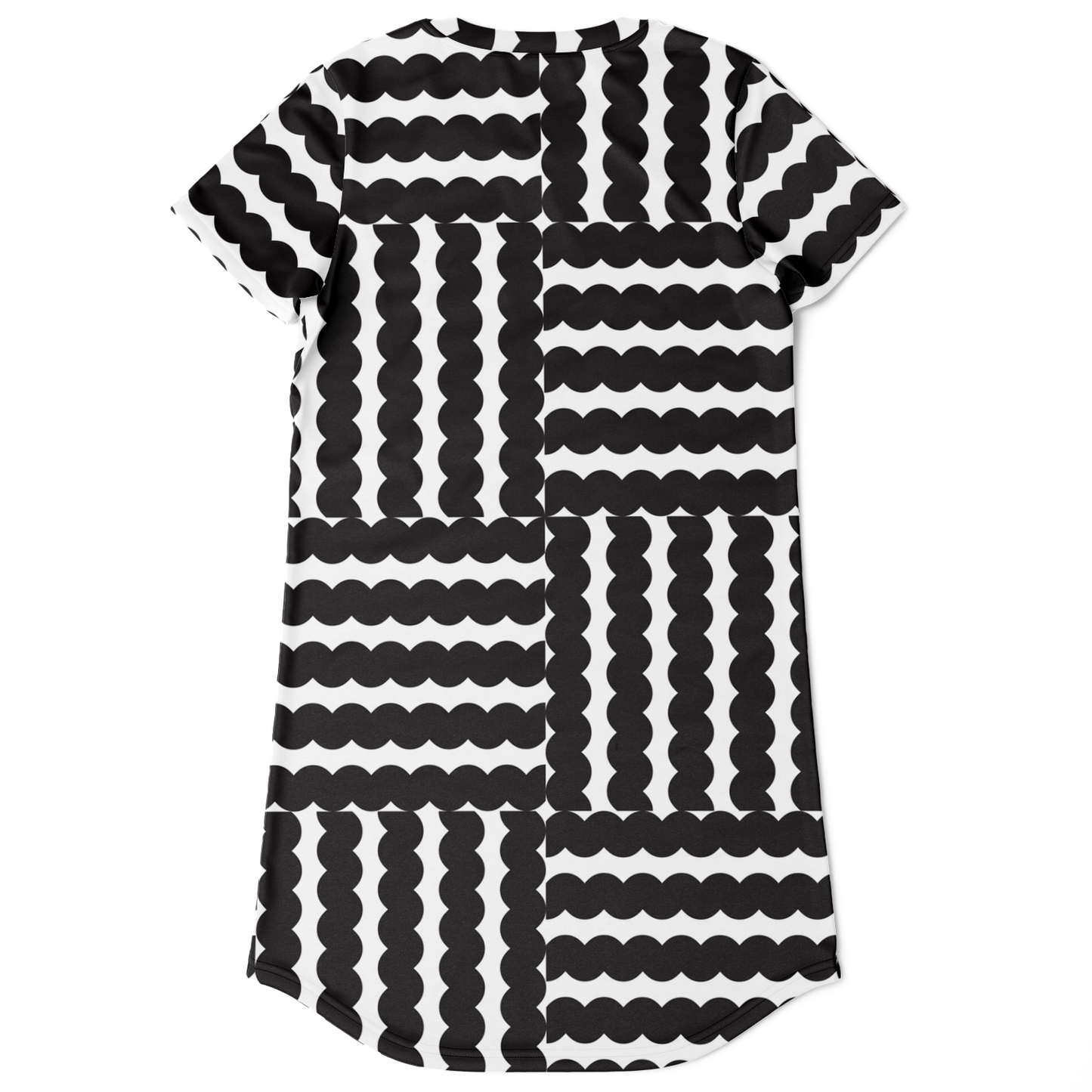 <alt.Stylish Stripes T-Shirt Dress - Taufaa>