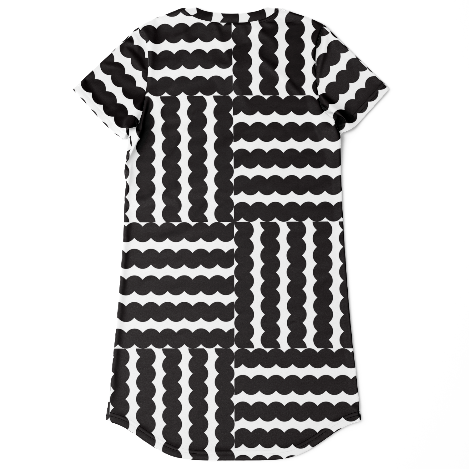 <alt.Stylish Stripes T-Shirt Dress - Taufaa>