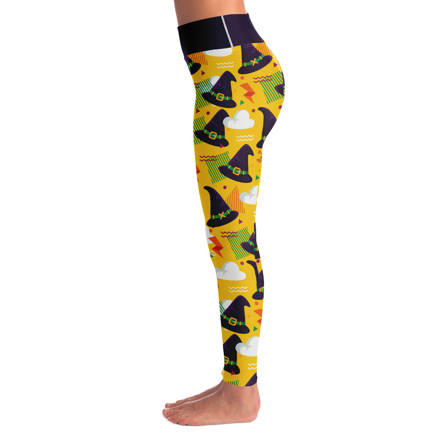 <alt.Haunted Hats Yoga Leggings - Taufaa>