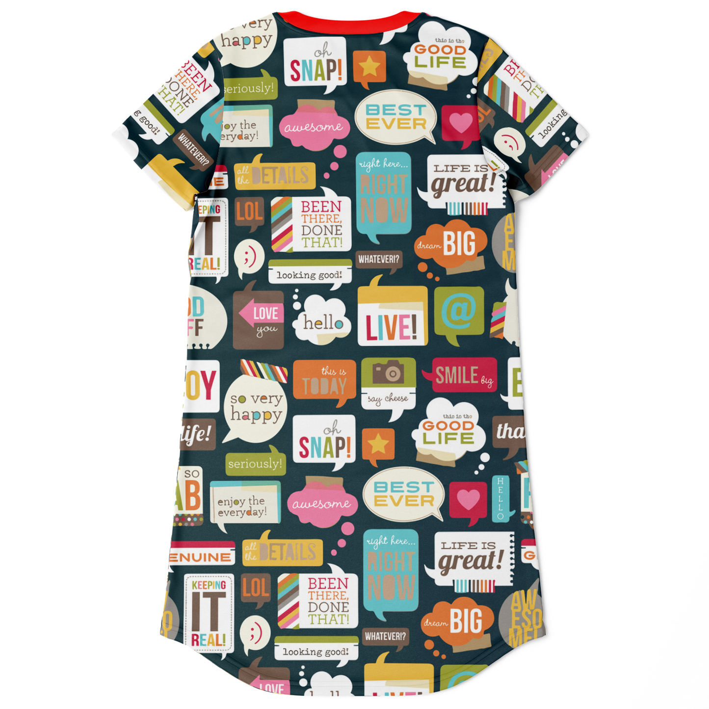 HAPPY GIVING T-SHIRT DRESS