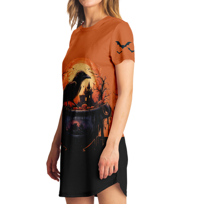 <alt.Haunted Home T-Shirt Dress - Taufaa>