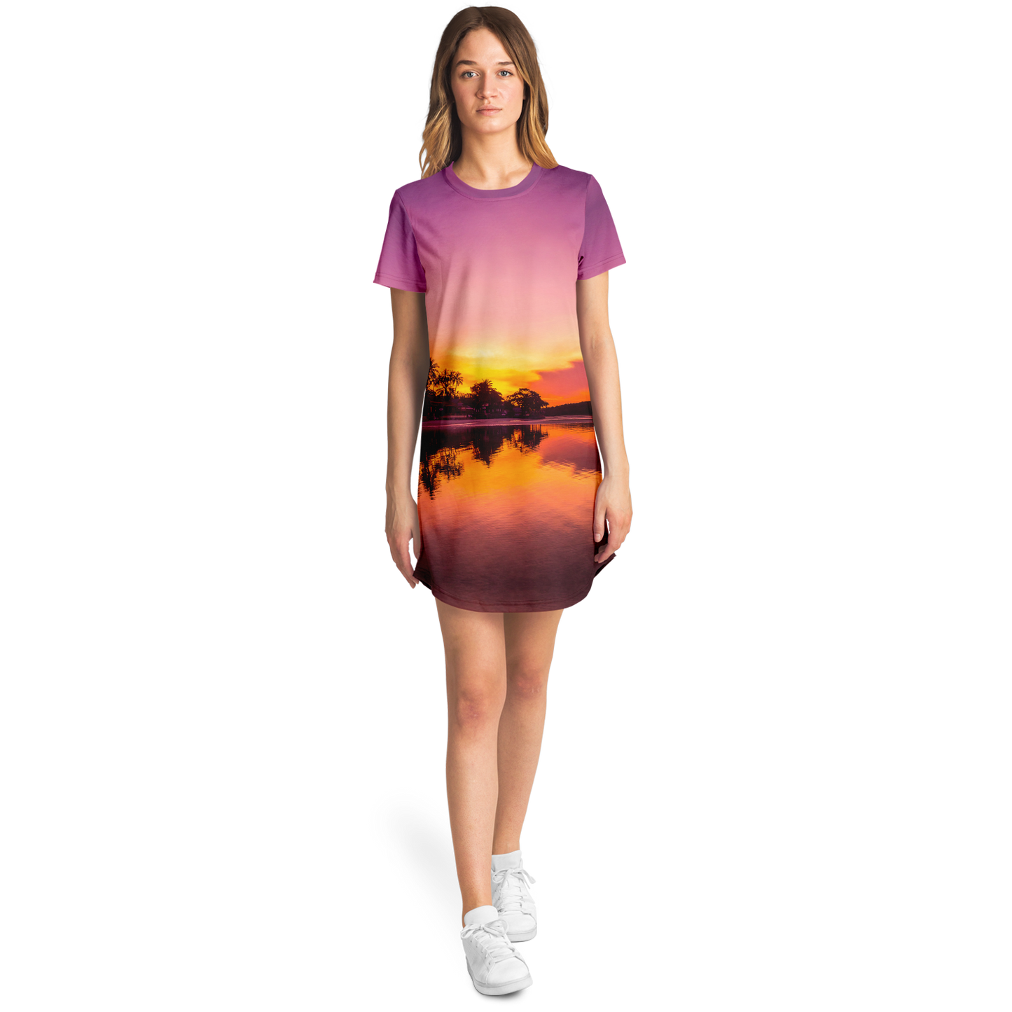 T-Shirt Dress - AOP Taufaa