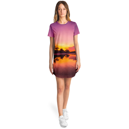 T-Shirt Dress - AOP Taufaa