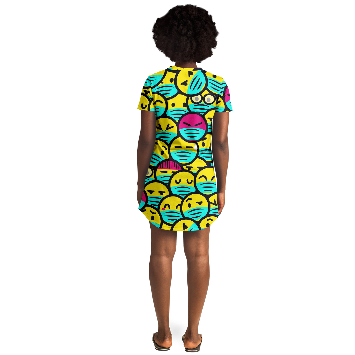 EMOJI FUSION T-SHIRT DRESS Taufaa