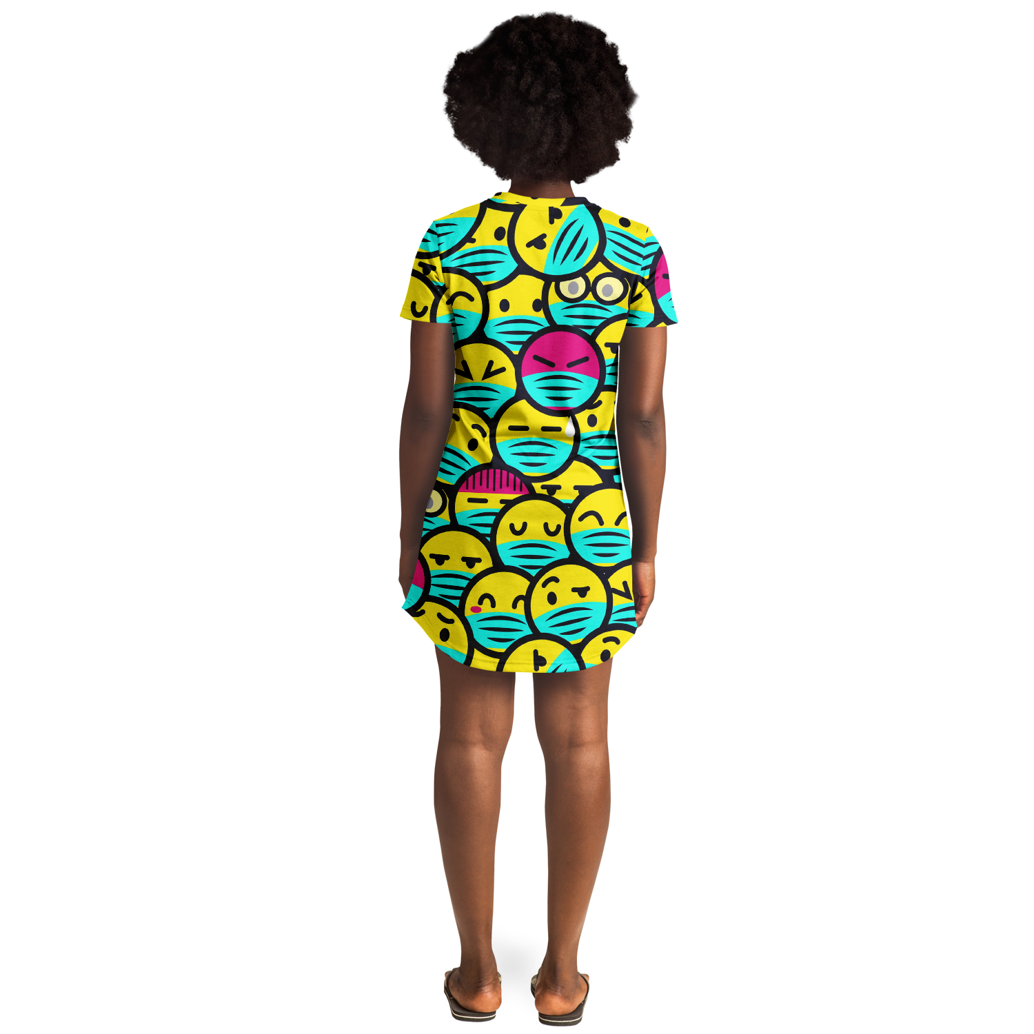 EMOJI FUSION T-SHIRT DRESS Taufaa