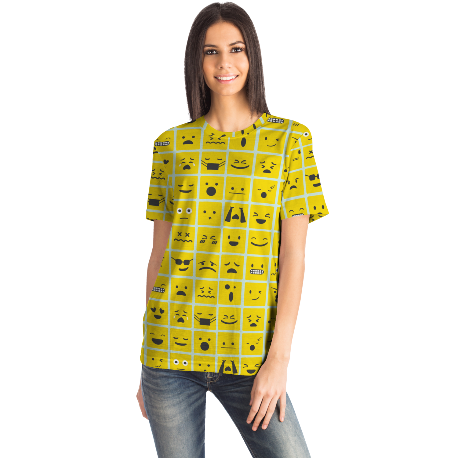 PRINTED EMOJIS T-SHIRT Taufaa