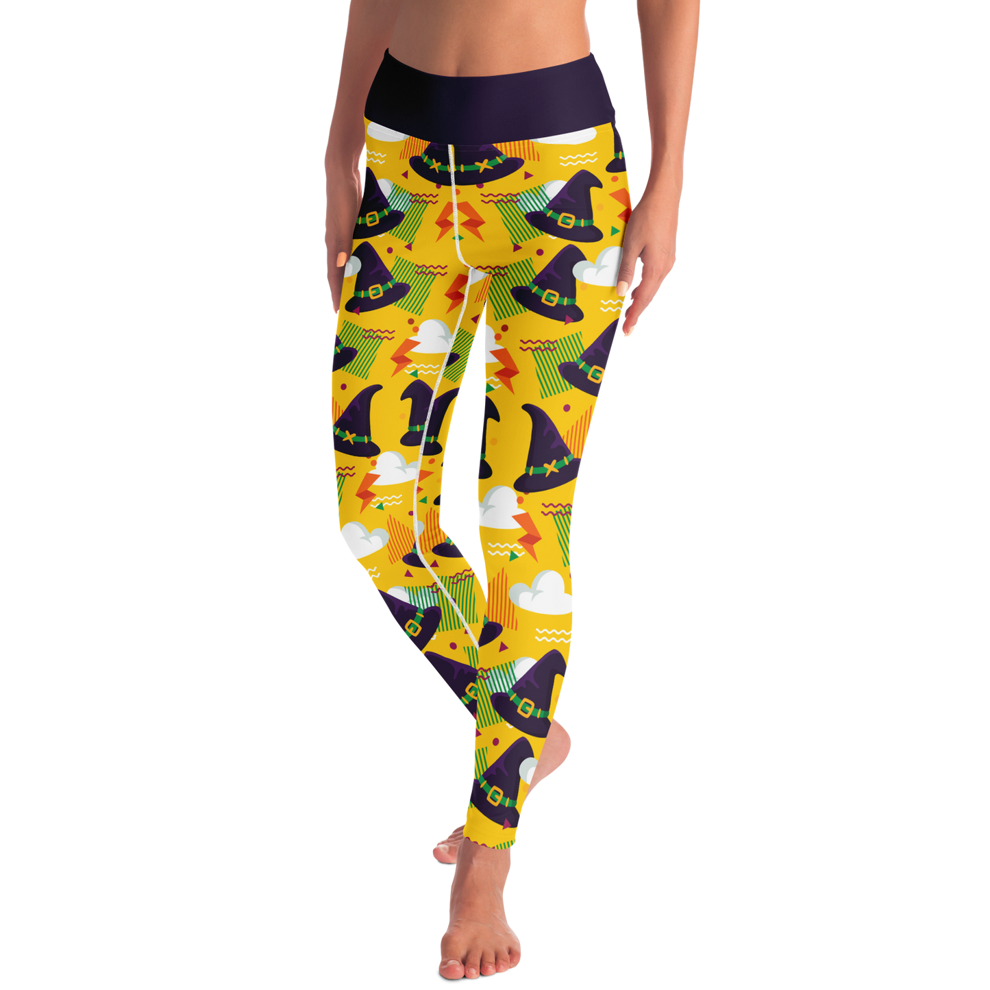 <alt.Haunted Hats Yoga Leggings - Taufaa>