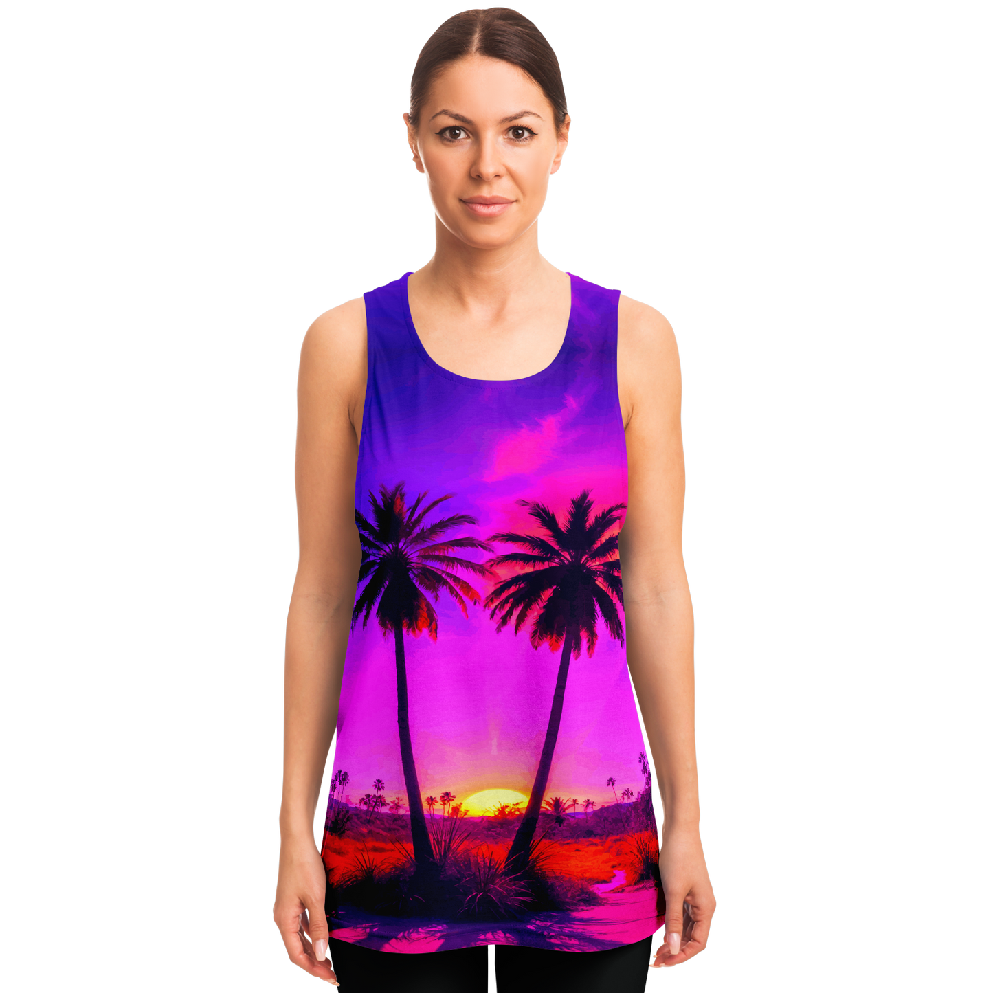 SUNSET WAVE TANK TOP