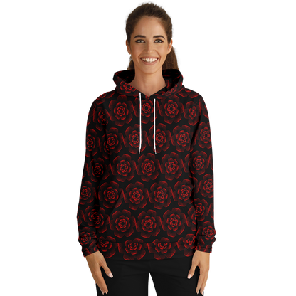 <alt.Ruby Red Rose Hoodie - Taufaa>