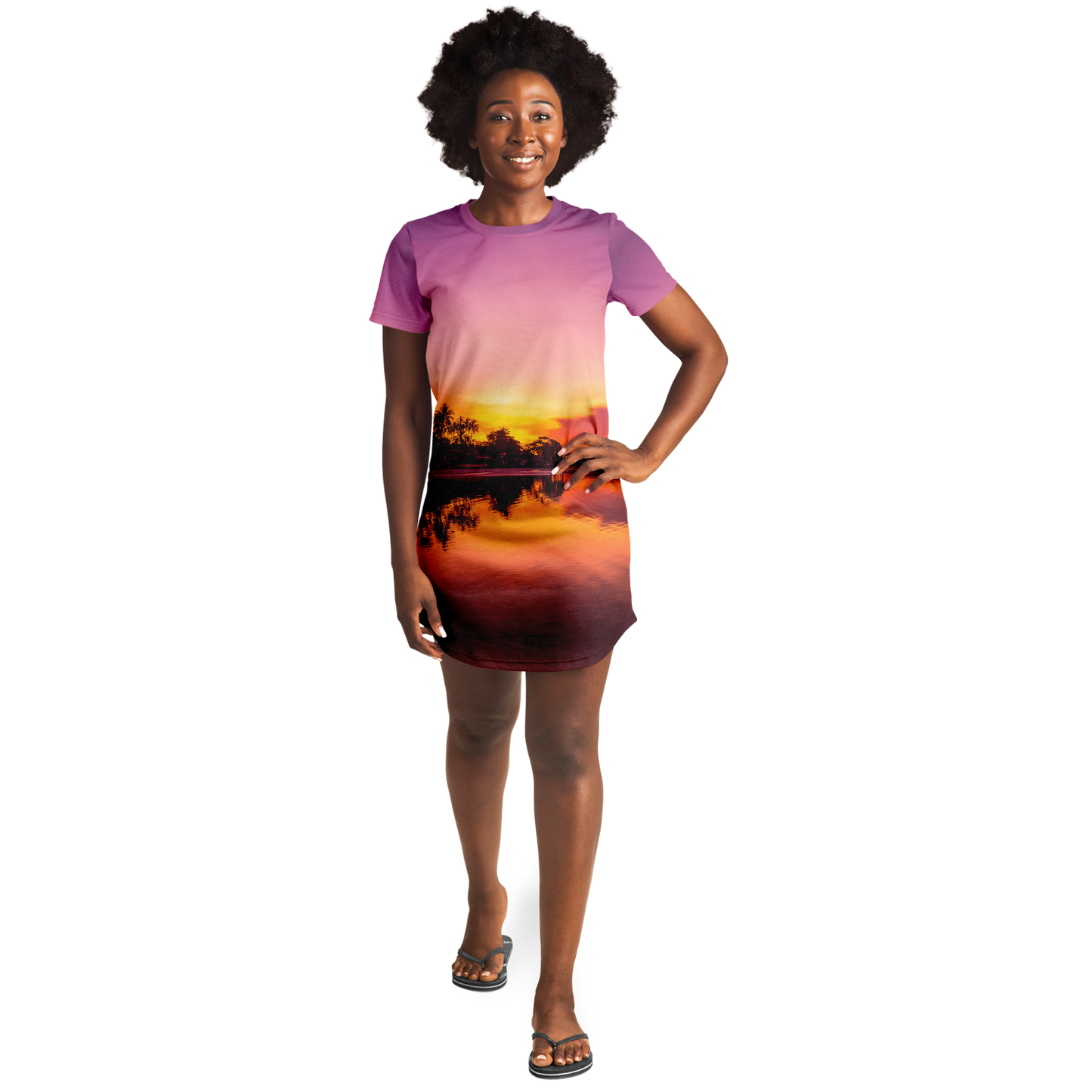 SUN KISS T-SHIRT DRESS