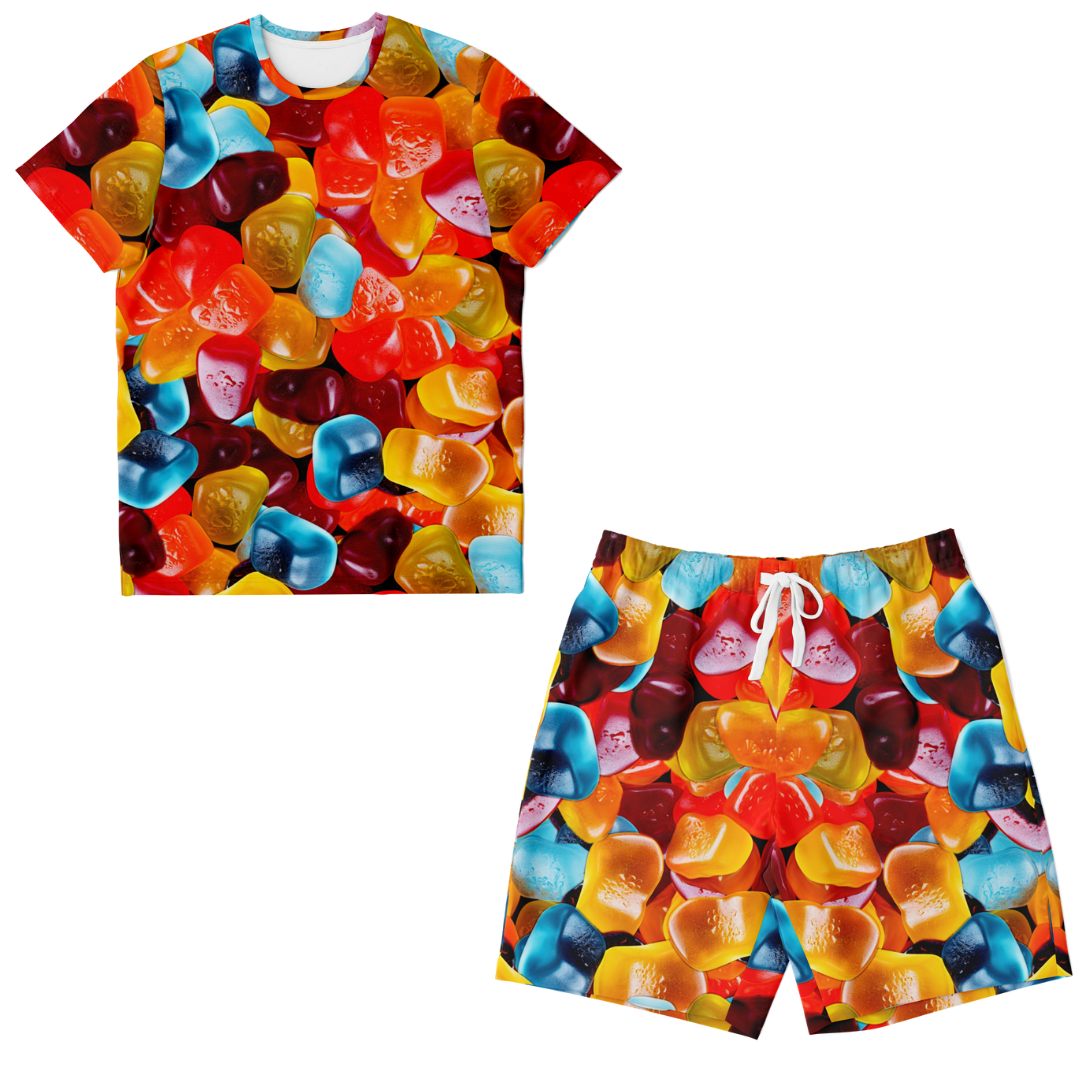 CANDY T-SHIRT & SHORT CO-ORD SET