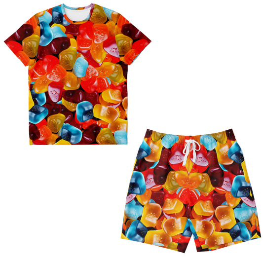 CANDY T-SHIRT & SHORT CO-ORD SET