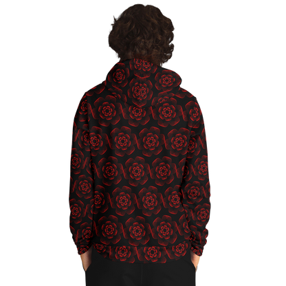 <alt.Ruby Red Rose Hoodie - Taufaa>