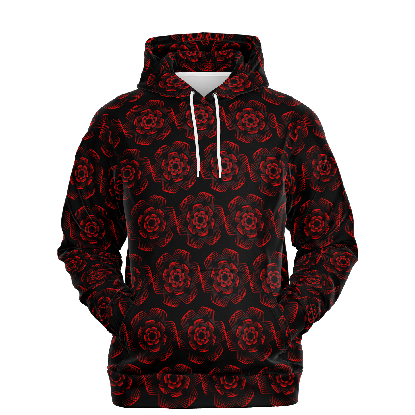 <alt.Ruby Red Rose Hoodie - Taufaa>