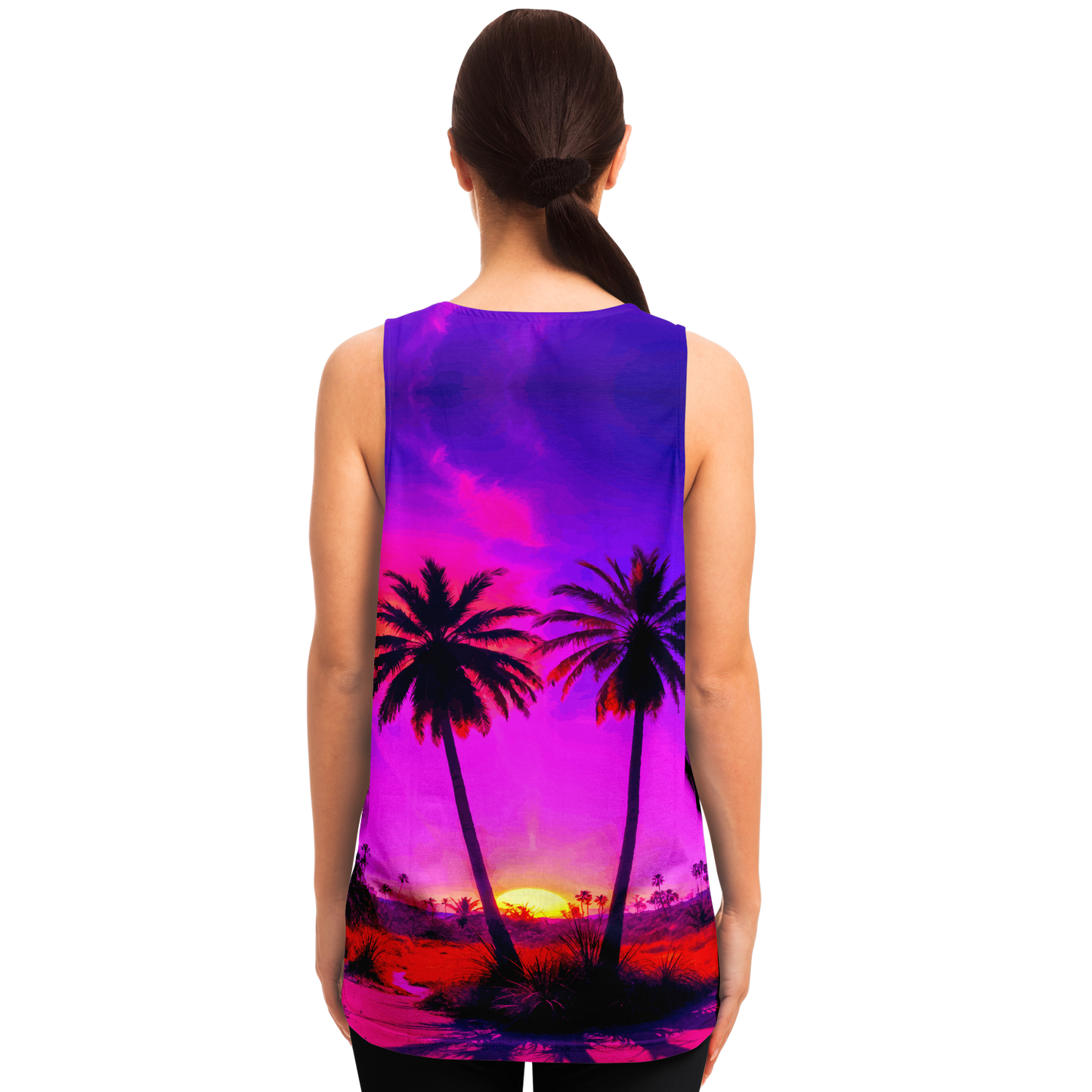 SUNSET WAVE TANK TOP