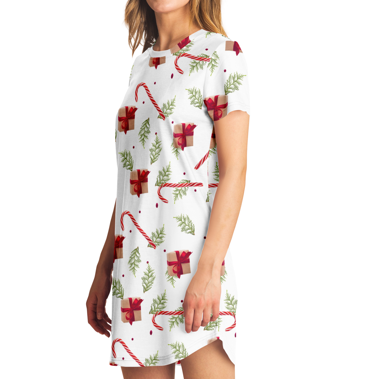 T-Shirt Dress - AOP Taufaa