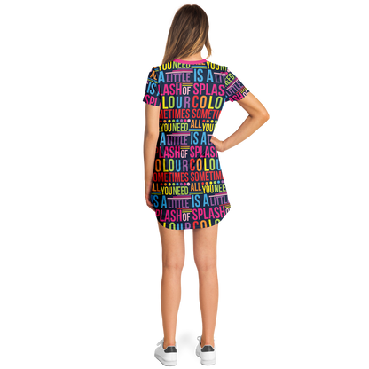 T-Shirt Dress - AOP Taufaa