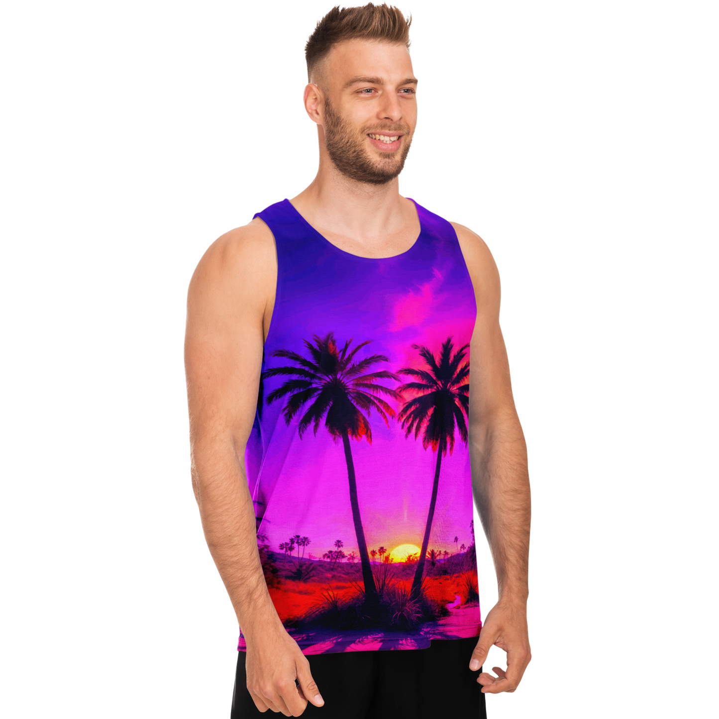 SUNSET WAVE TANK TOP