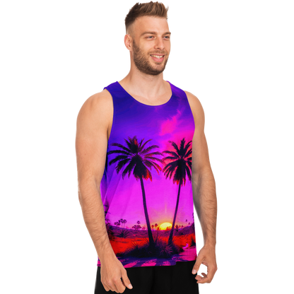 SUNSET WAVE TANK TOP