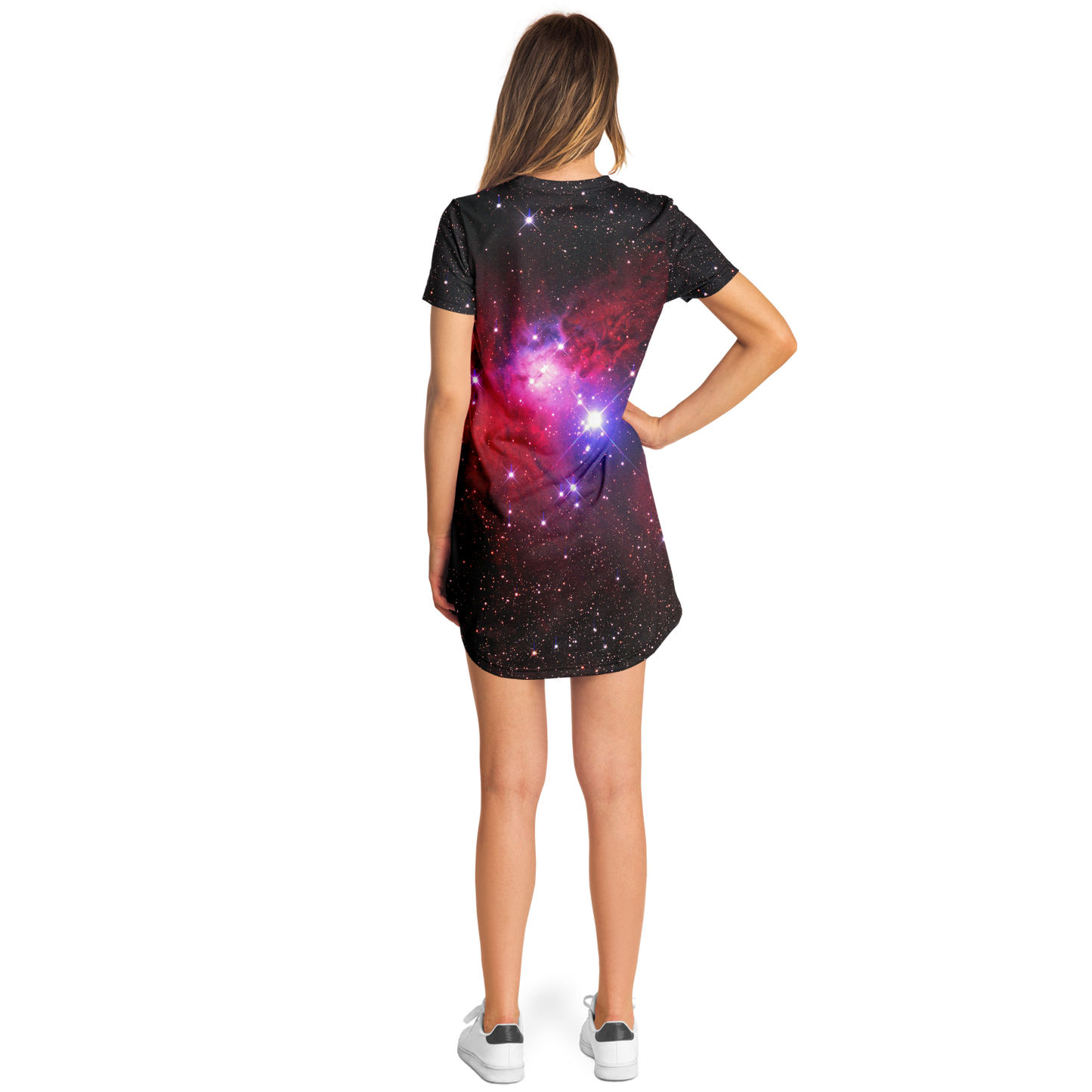 GALAXY SPARKLE T-SHIRT DRESS