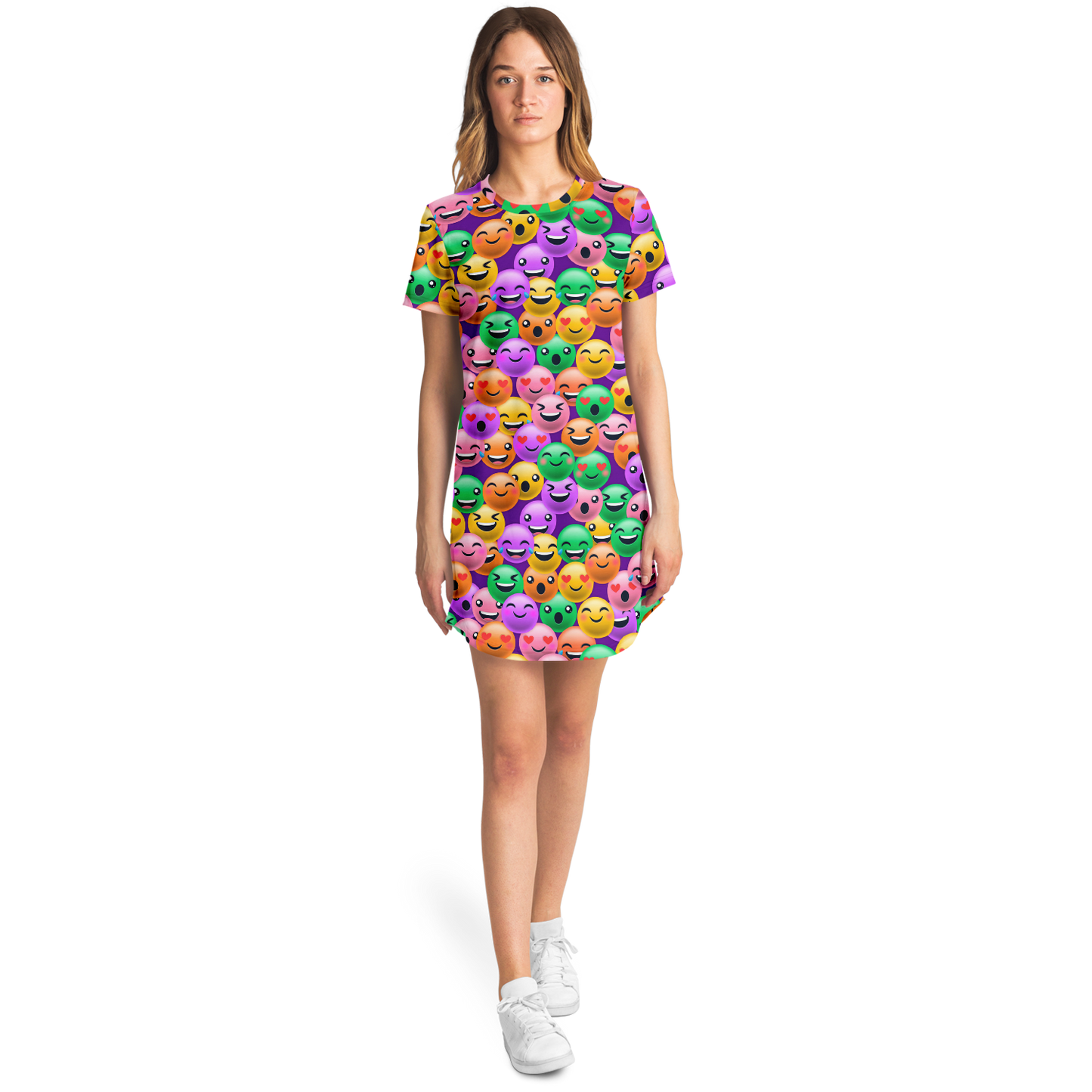 EMOJI ALL DAY T-SHIRT DRESS Taufaa