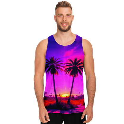 SUNSET WAVE TANK TOP