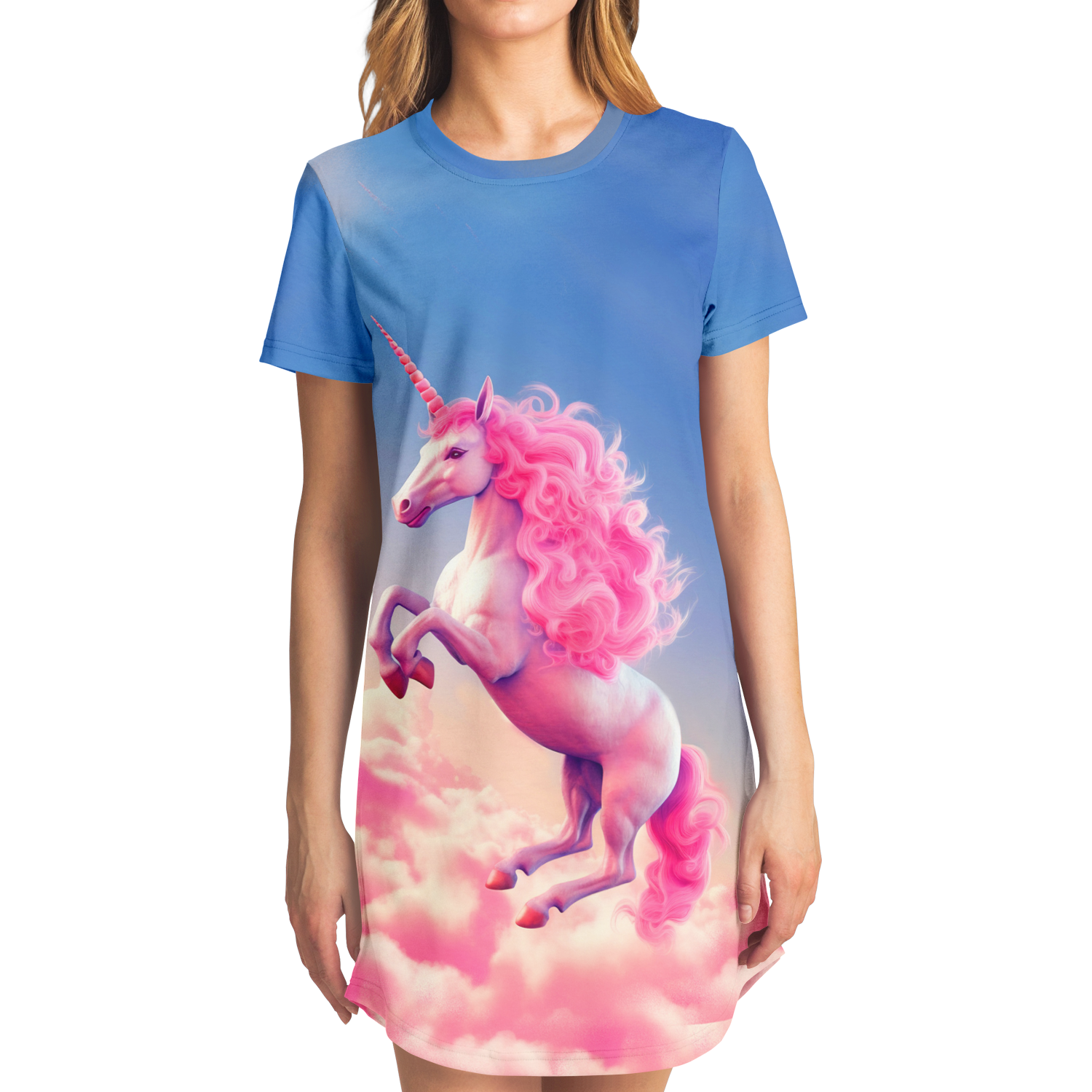 <alt.Unicorn Universe T-Shirt Dress - Taufaa>