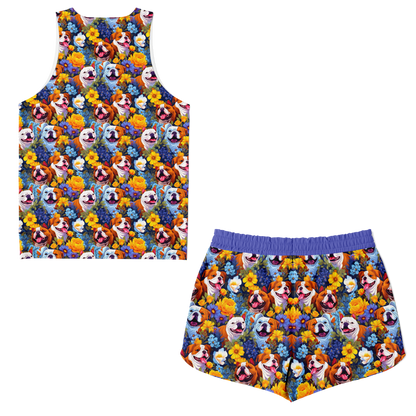 PUPPY LOVE TANK TOP & SHORT CO-ORD SET