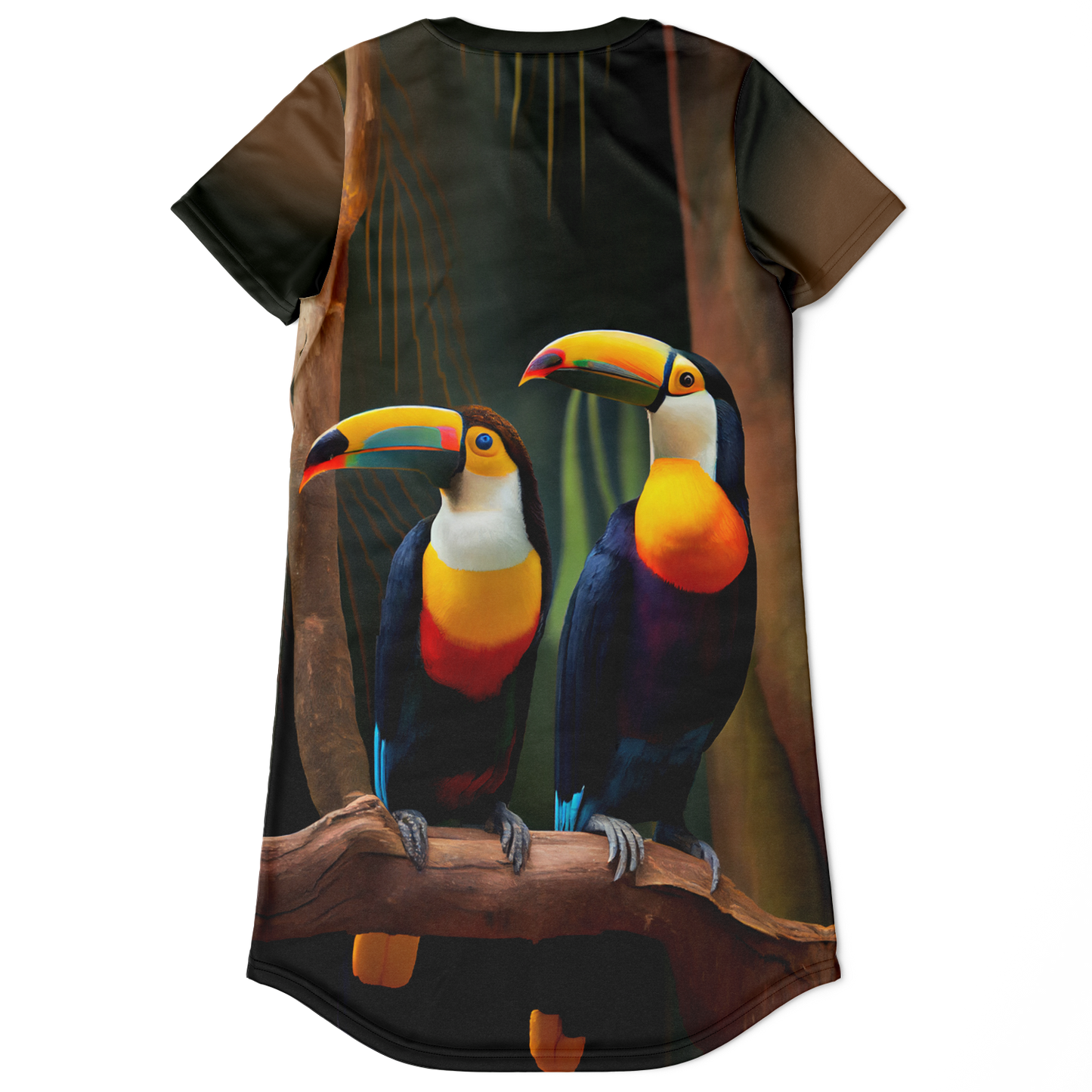 <alt.Toucan Tango T-Shirt Dress - Taufaa>