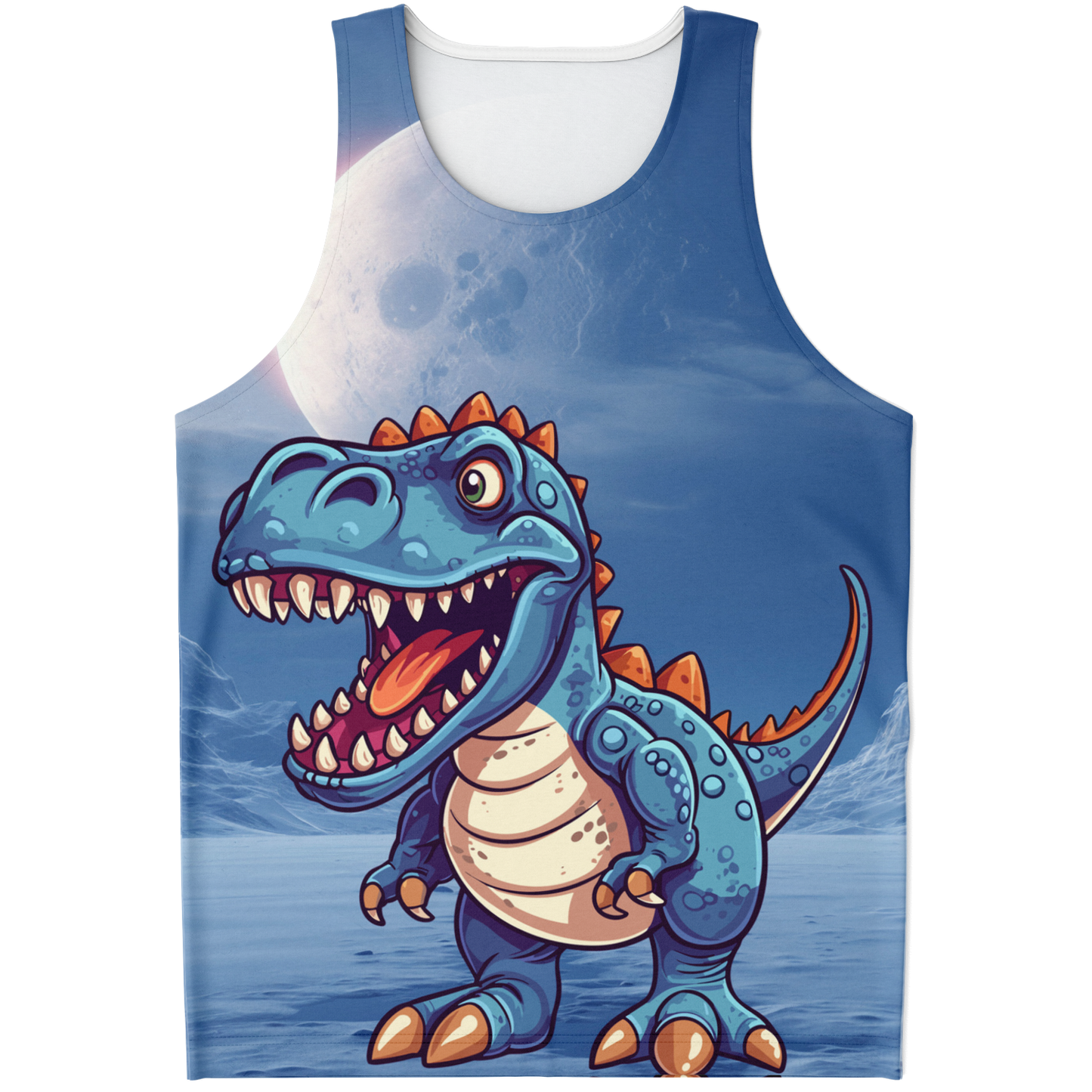 Blue Beast Tank Top Taufaa