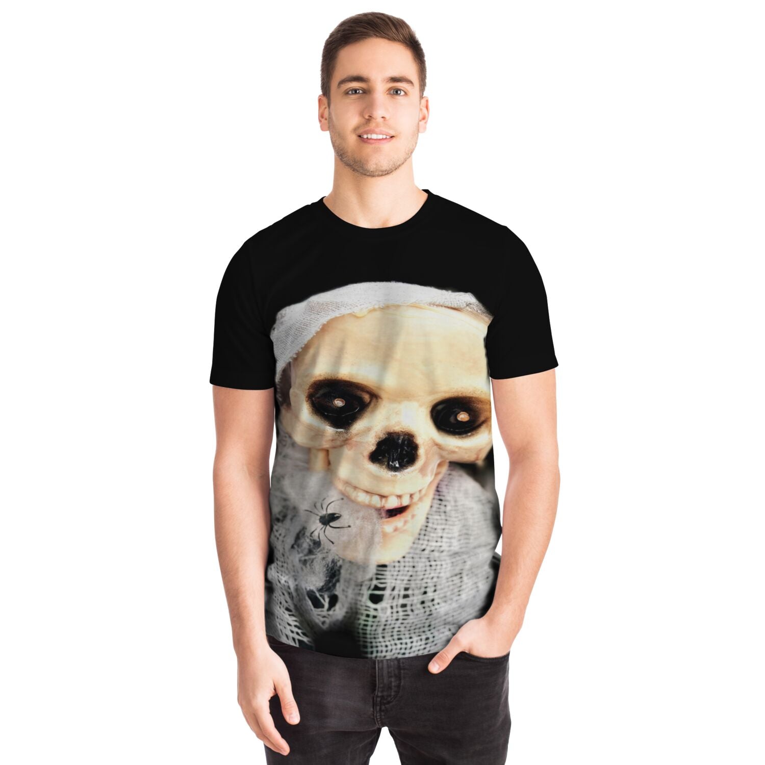 <alt.Spooky Skull T-Shirt- Taufaa>