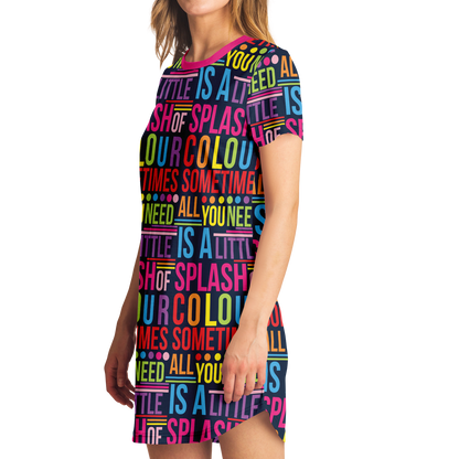 T-Shirt Dress - AOP Taufaa