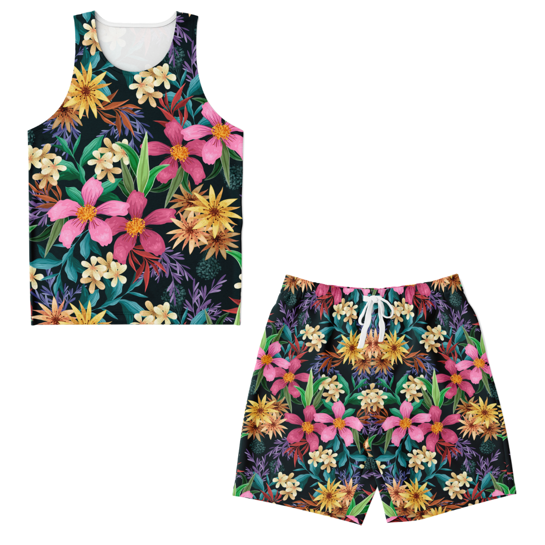 BLOSSOM TANK TOP & SHORT CO-ORD SET